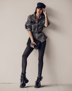 KOSZULA DENIM SHIRT CZARNY