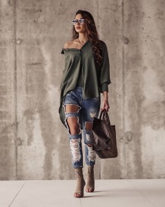 KOSZULA STYLISH KHAKI