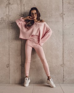 KOMPLET OLV SOFTLY PUDROWY RÓŻ