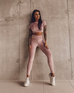 KOMPLET SOFT SPRING PUDROWY RÓŻ