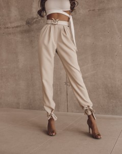 SPODNIE SPRING VIBES BEŻ