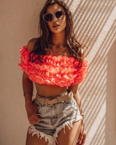 BLUZKA SPANISH NEON ŁOSOŚ