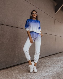 KOMPLET OMBRE LUXURY CHABER BIAŁY