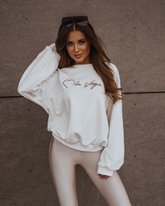 BLUZA O LA VOGA LOVE ECRU