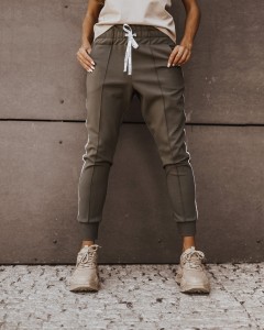 SPODNIE CASUAL STYLE KHAKI