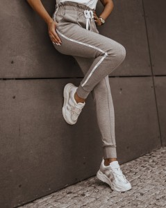 SPODNIE CASUAL STYLE SZARY