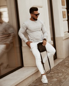 BLUZA MĘSKA IMPRIT MELANŻ