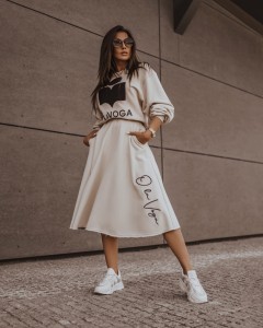 KOMPLET SHENIL BEŻOWY