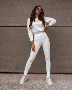 KOMPLET COUPLE SET WOMAN ECRU