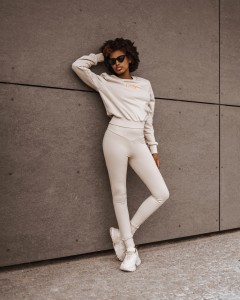 KOMPLET COUPLE SET WOMAN BEŻ