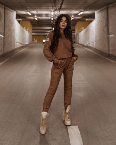 KOMPLET BLACK SILVER CAMEL