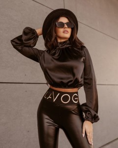 BLUZKA ELEGANCE WOMAN CZARNY