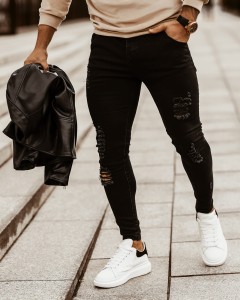 SPODNIE MĘSKIE BLACK CITY JEANS