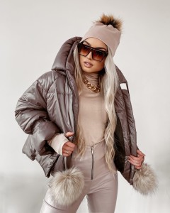 KURTKA BIG POCKETS BRĄZ