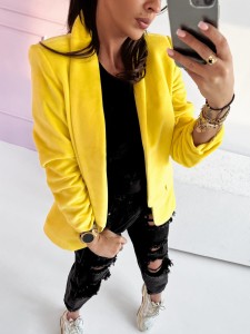 MARYNARKA CLASSY ŻÓŁTY