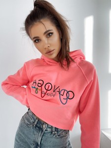 BLUZA COLORFUL O LA VOGA NEON RÓŻ