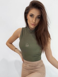 TOP ROSE KHAKI