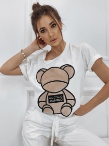 T-SHIRT TEDDY BEAR ECRU