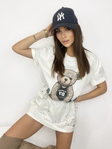 T-SHIRT COOL BEAR ECRU