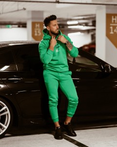 KOMPLET MĘSKI STREET MAN ZIELONY