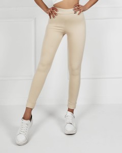 LEGGINSY SIMPLE JASNY BEŻ