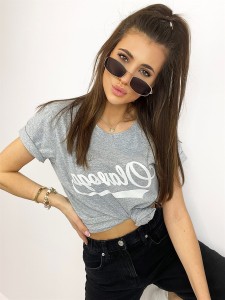 T-SHIRT LIMA SZARY MELANŻ