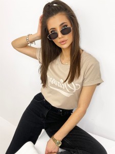 T-SHIRT LIMA BEŻOWY