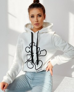 BLUZA DISNEY MOUSE ECRU