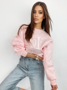 BLUZA CIARA PUDROWY RÓŻ