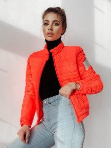 KURTKA SARA NEON POMARAŃCZ