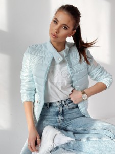 KURTKA SARA BŁĘKITNY