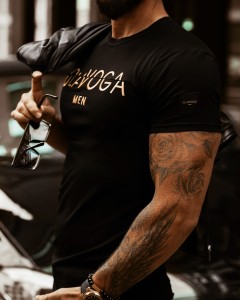 T-SHIRT MĘSKI NICE CUT CZARNY