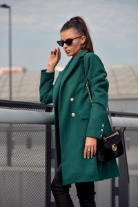 PŁASZCZ QUENN  ZIELONY