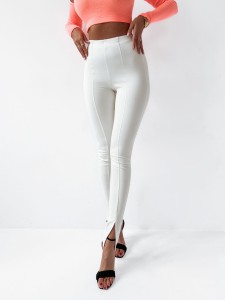 SPODNIE ELEGANCE ECRU