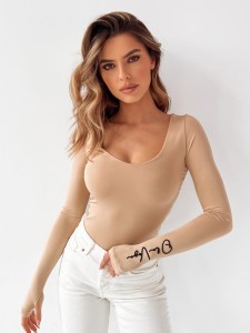 BLUZKA NOLA BEŻOWY