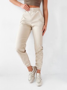SPODNIE FRESH LEATHER BEŻOWY