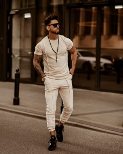 KOMPLET OLV MAN BEŻOWY