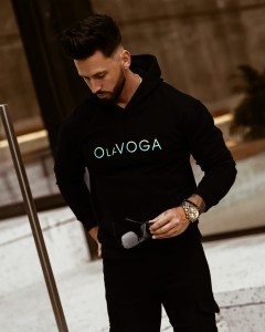BLUZA MĘSKA FLUO MAN CZARNY