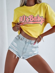 T-SHIRT BABY ŻÓŁTY