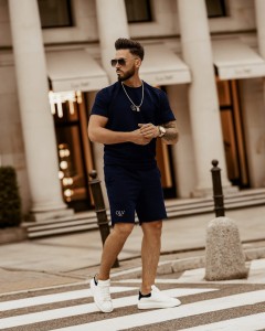 KOMPLET MĘSKI OLV MAN GRANATOWY