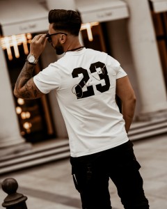 T-SHIRT MĘSKI 23 OLV ECRU