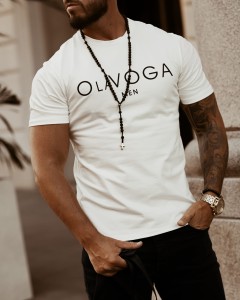 T-SHIRT MĘSKI O LA VOGA MAN BIAŁY