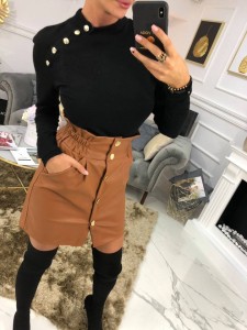 SWETER BALMAIN CZARNY