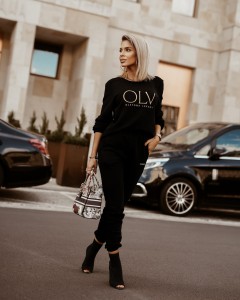 KOMPLET DAMSKI LUXURY SET CZARNY