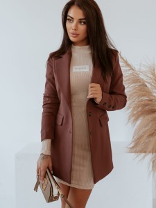 MARYNARKA BLACK OLV CZEKOLADOWY