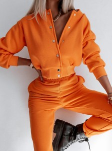 KURTKA BOMBERKA DAMSKA OLAVOGA SCHOOL POMARAŃCZ