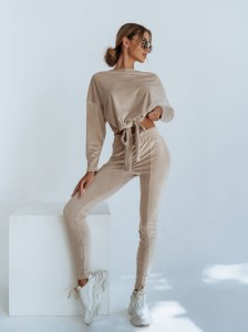 KOMPLET DAMSKI AUTUMN COLORS BEŻOWY