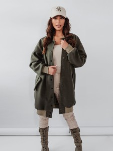 KURTKA BOMBERKA BLACK ACCENT KHAKI