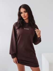 BLUZA CUTE & SOFT CZEKOLADOWY