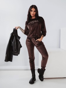 KOMPLET SOFT LUXURY CZEKOLADOWY